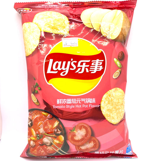 Lays Tomato Style Hot Pot Flavor (China)