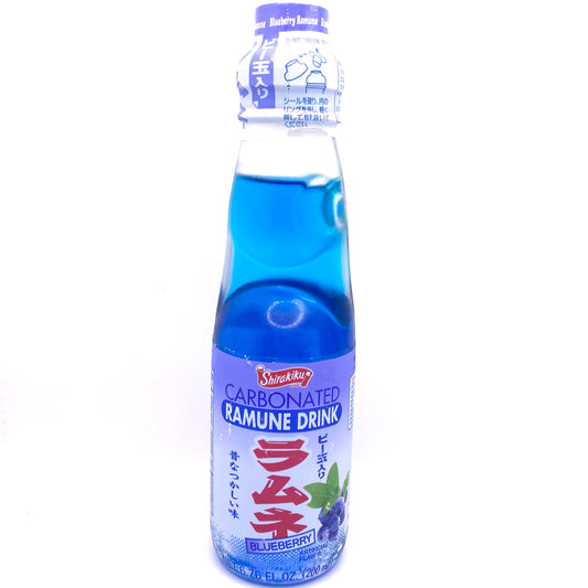 Shirakiku Carbonated Ramune Drink Blueberry flavor(Japan)