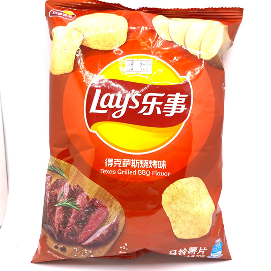 Lays Texas Grilled BBQ Flavor (China)