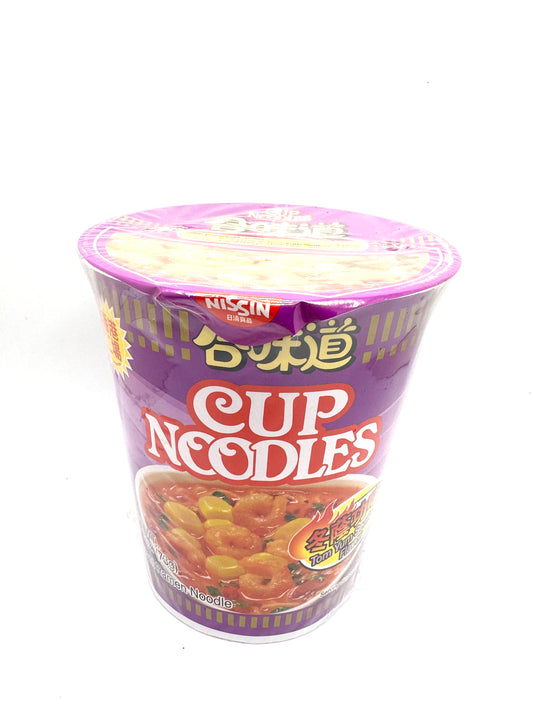 Tom yum seafood cup noodles